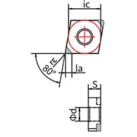 Токарные PCBN пластины типа CNGA