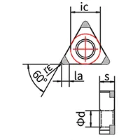 Токарные PCBN пластины типа TNGA