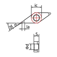 Токарные PCBN пластины типа VNGA